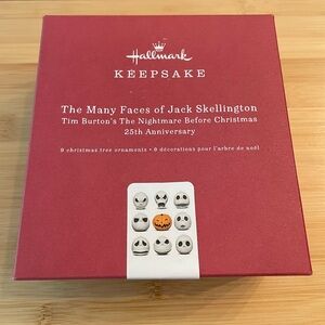 Hallmark The Many Faces of Jack Skellington Ornaments